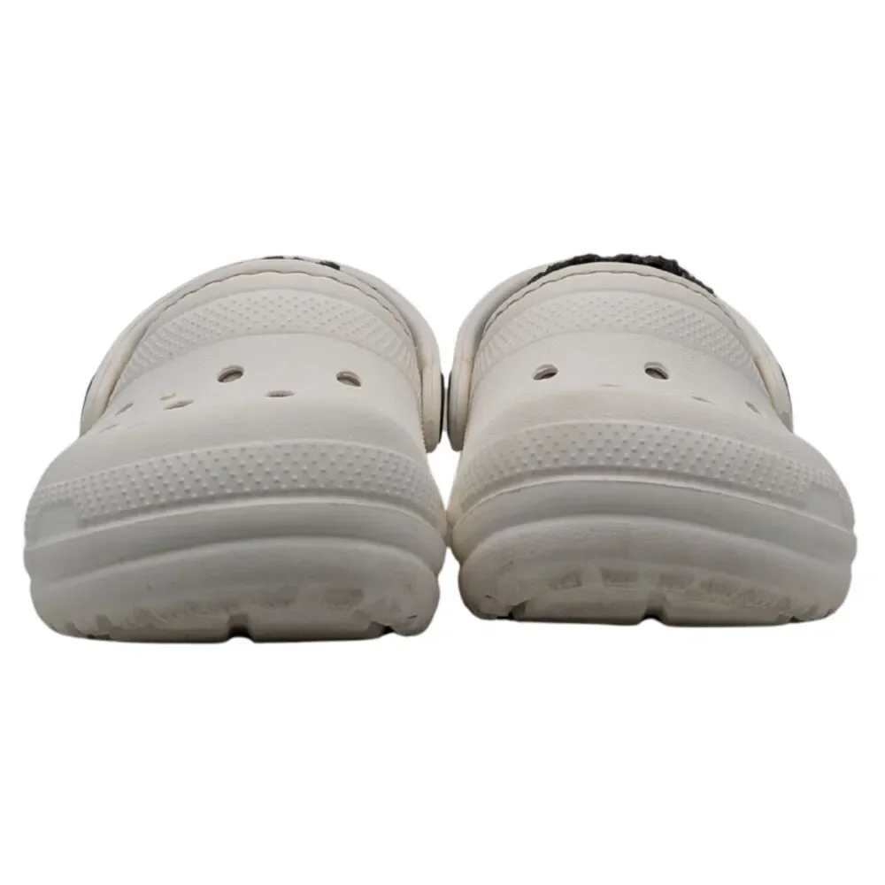 Crocs White Classic Lined Clog Kids Size 6